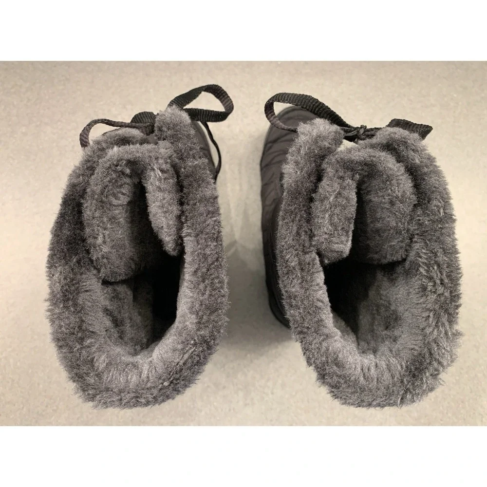 Columbia Minx Mid III Waterpoof Omni-Heat Winter Boots Black Girls Youth Size 4‎